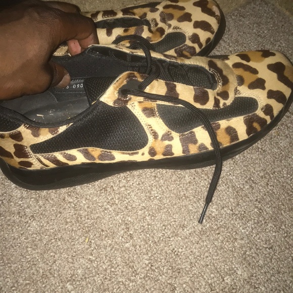 Cheetah print Pradas will negotiate with price - Picture 2 of 4